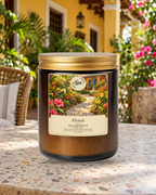 Vela Sya Floral de Floral Luxe en escena ambiental.