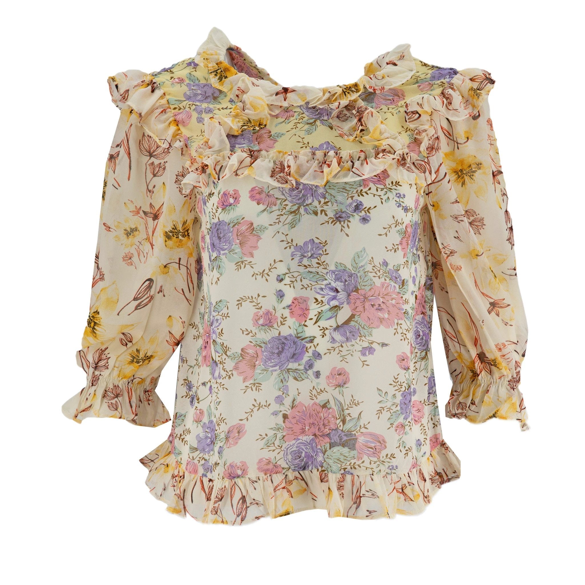 Blusa Available Mangas 3/4 Estampada Para Damas by Available