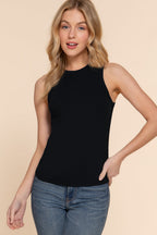 Blusa Active Basic sin Mangas Liso para Damas