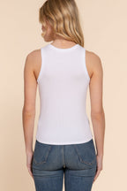 Blusa Active Basic sin Mangas Liso para Damas