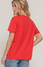 Camiseta Active Basic Mangas Cortas Lisa para Damas
