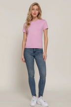 Camiseta Active Basic Mangas Cortas Lisa Para Damas by Active Basic