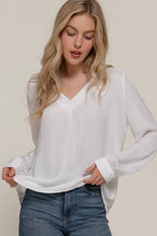 Blusa Active Basic Mangas Largas Lisa Para Damas by Active Basic