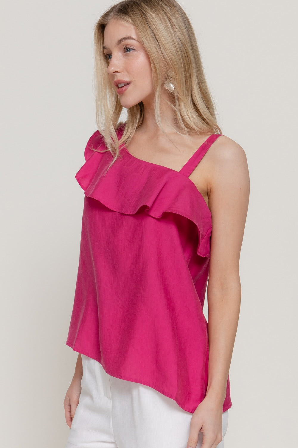 Blusa Active Basic sin Mangas Lisa para Damas