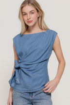 Blusa Active Basic sin Mangas Lisa para Damas