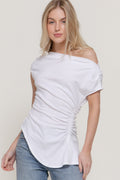 Blusa Active Basic Mangas Cortas Lisa para Damas