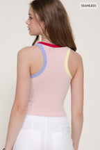 Blusa Active Basic sin Mangas Liso para Damas