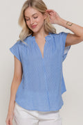 Blusa Active Basic sin Mangas Rayas para Damas