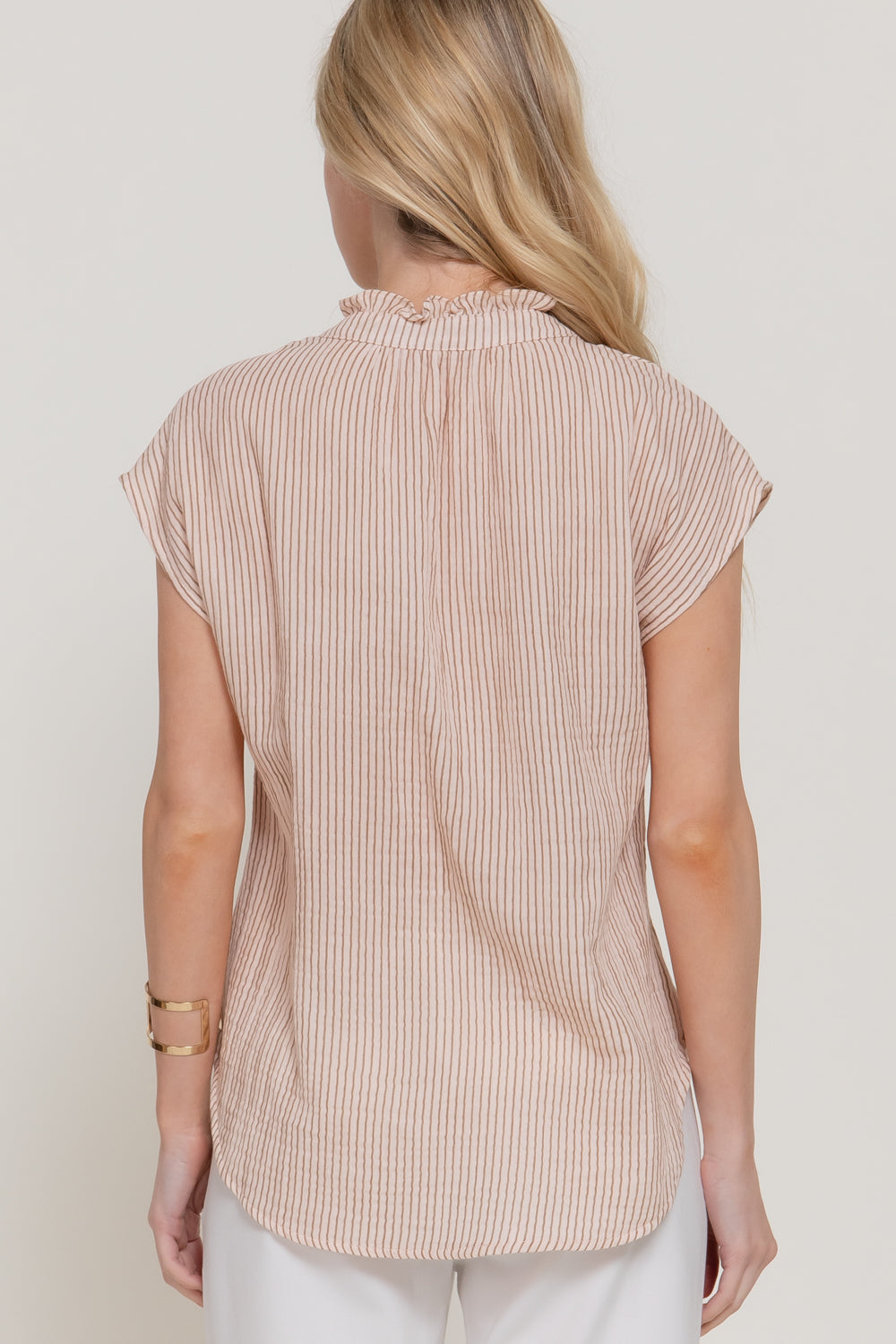 Blusa Active Basic sin Mangas Rayas para Damas