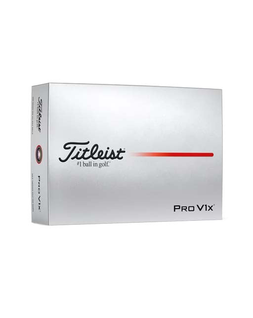 Pelota para Golf Titleist, series PRO V1X caja de 12 UND