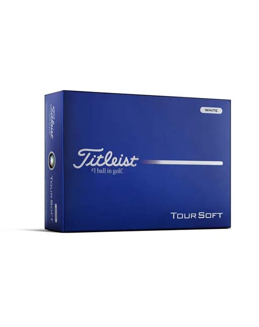 Pelota para Golf Titleist, series Tour Soft caja de 12 UND