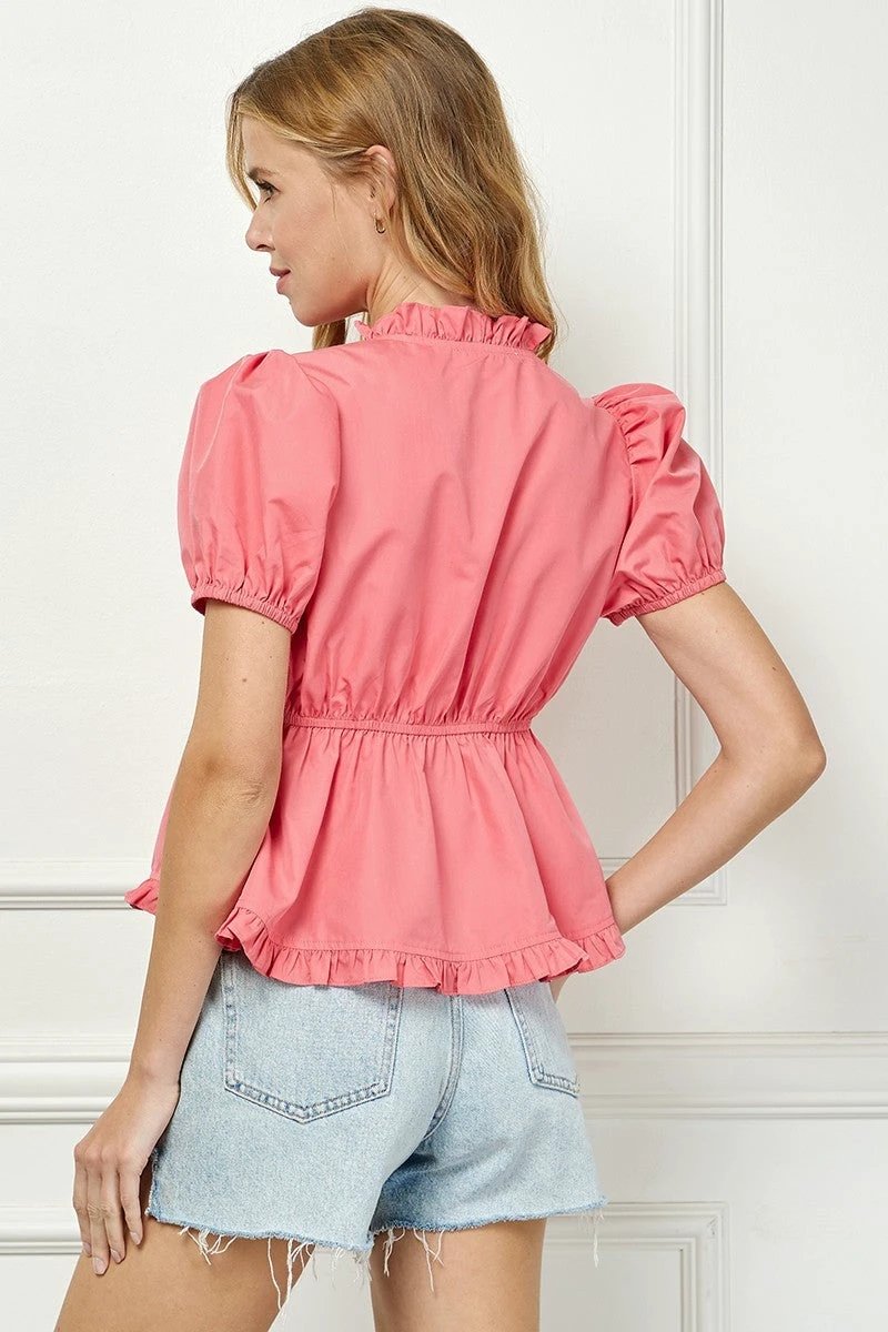 Blusa Available Mangas Cortas Lisa Para Damas by Available