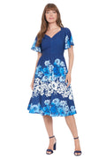Vestido Maggy London Mangas Cortas Estampado Para Damas by Maggy London