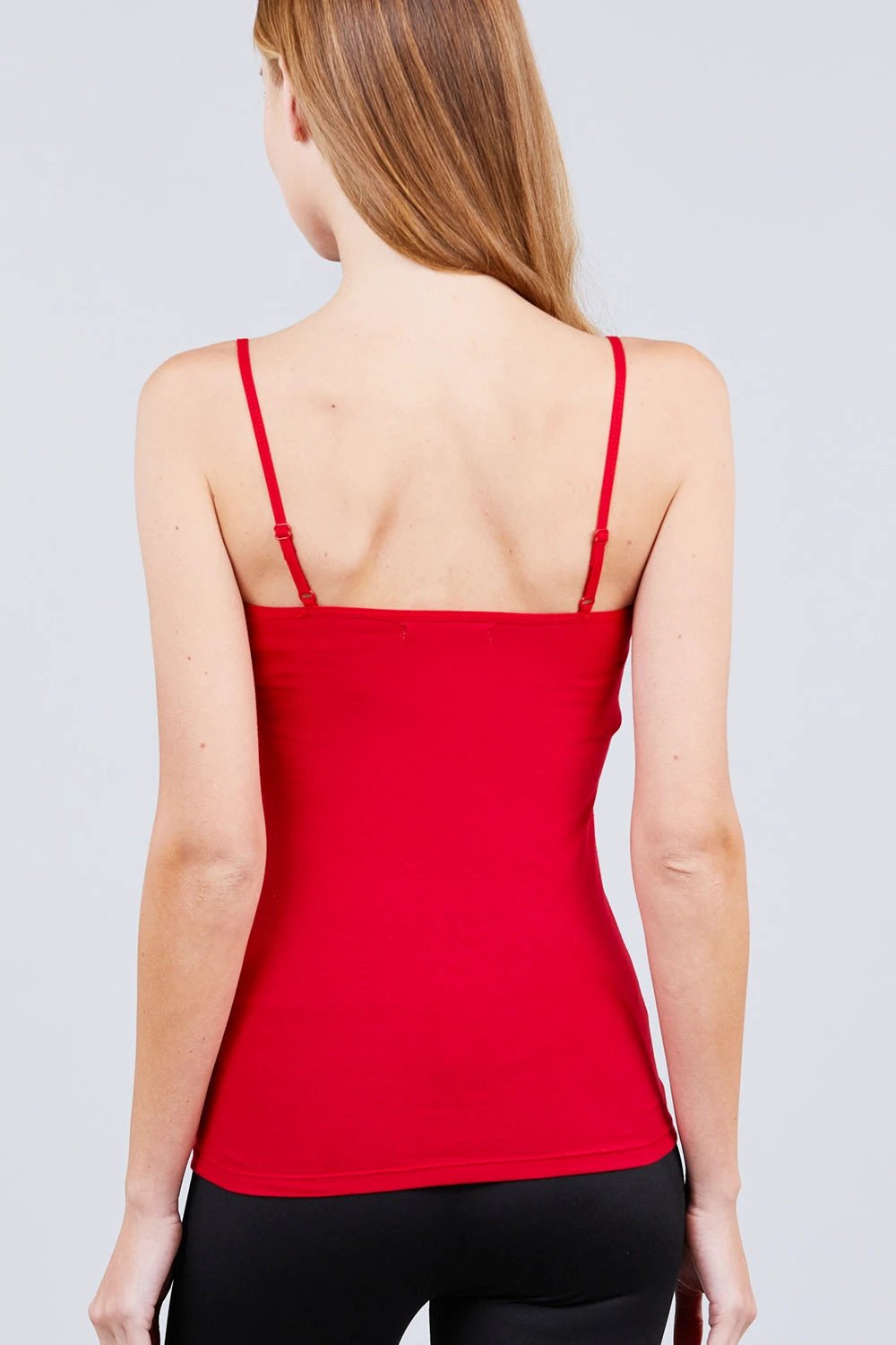 Top Active Basic Tiros Lisa Para Damas T9670-WH by Active Basic