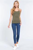 Top Active Basic Tiros Lisa Para Damas T9670 by Active Basic