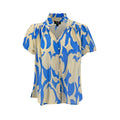 Blusa Gigio Mangas Cortas Estampado para Damas