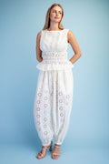 Pantalones Gigio Eyelet para Damas