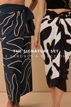 The Signature Set: 2 sarongs con 10% OFF