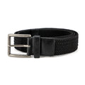 Correa Ted Lapidus Trenzada Negra para Caballeros – BLACK