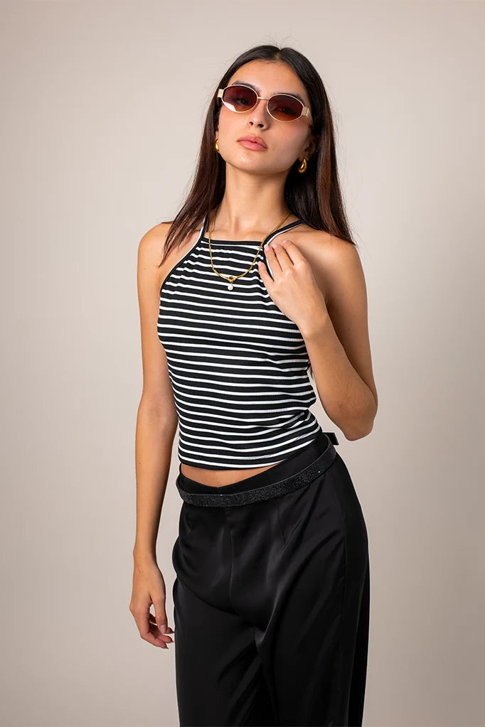 TOP HALTER RAYAS B-M 9090.