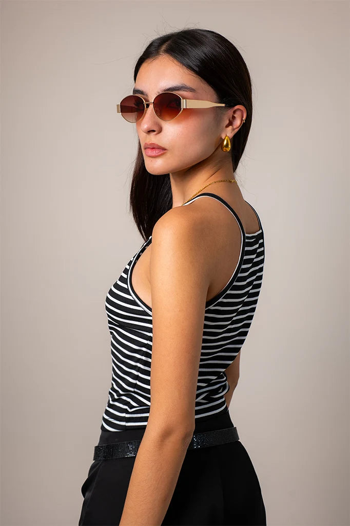 TOP HALTER RAYAS B-M 9090.