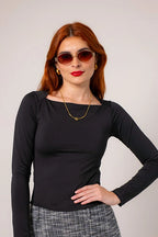 TOP MANGA LARGA B-M 9099.