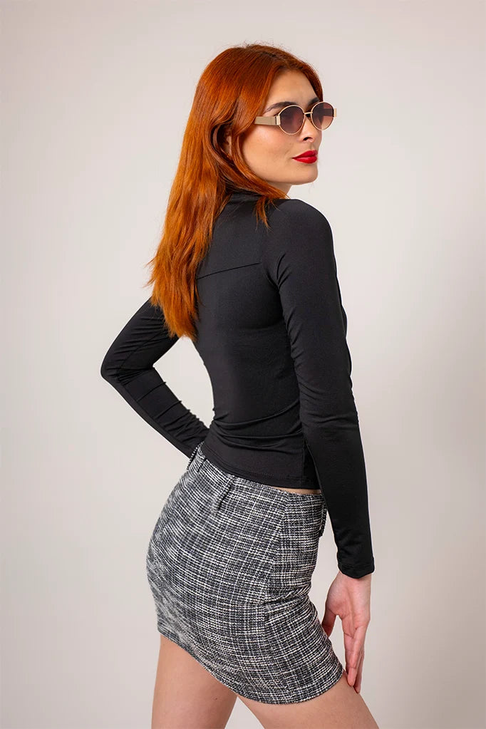 TOP MANGA LARGA B-M 9099.