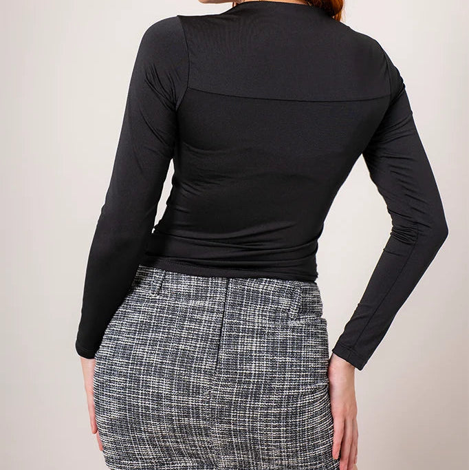 TOP MANGA LARGA B-M 9099.