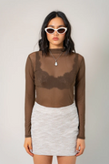 TOP MANGA LARGA MESH G-F 8620.