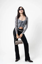 TOP MANGA LARGA MESH SNAKE G-C 8151 - Kliquea