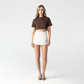 Crop top women, color/material marrón, marca Monastery – vista 1