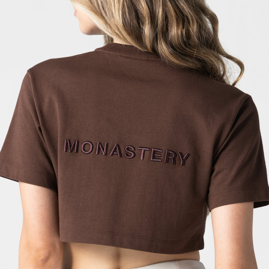 Crop top women, color/material marrón, marca Monastery – vista 3
