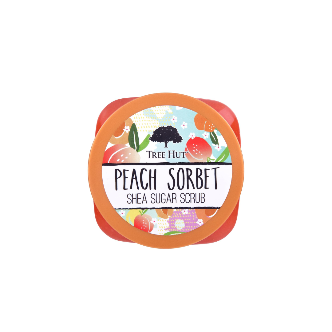 TREE HUT SCRUB PEACH SORBET 18OZ