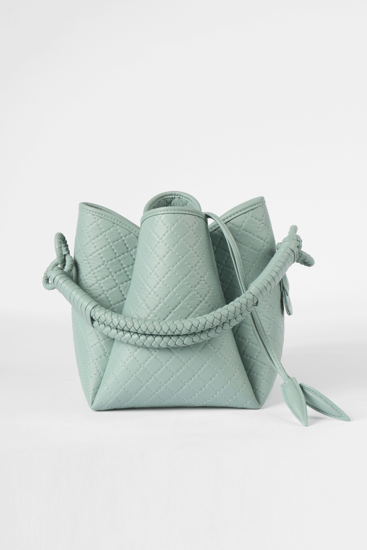 Tulip Bucket Bag, Aqua
