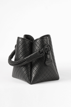 Tulip Bucket Bag, Black