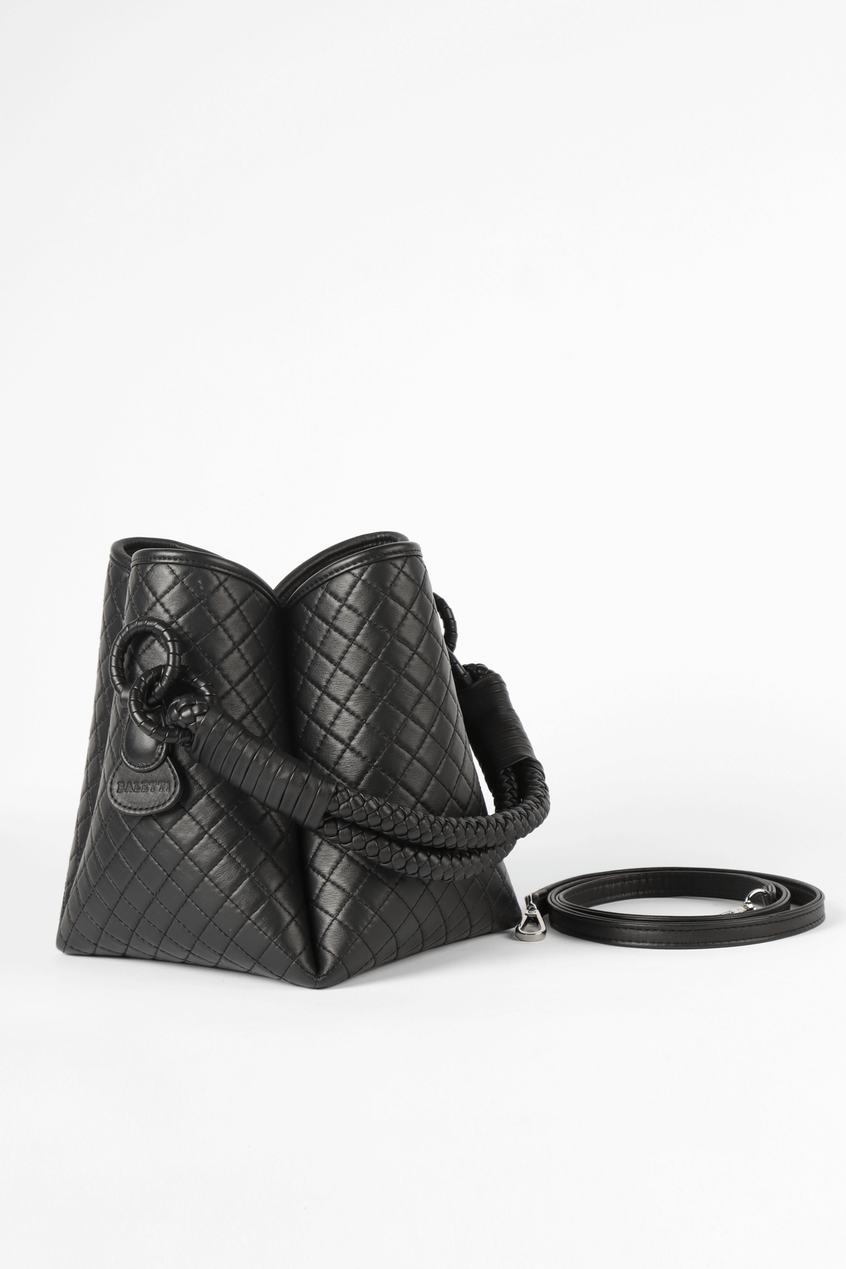Tulip Bucket Bag, Black