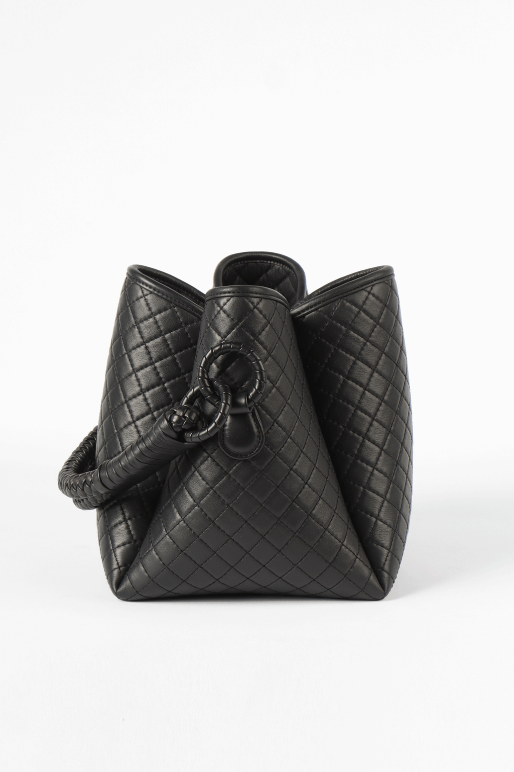 Tulip Bucket Bag, Black