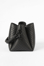 Tulip Bucket Bag, Black