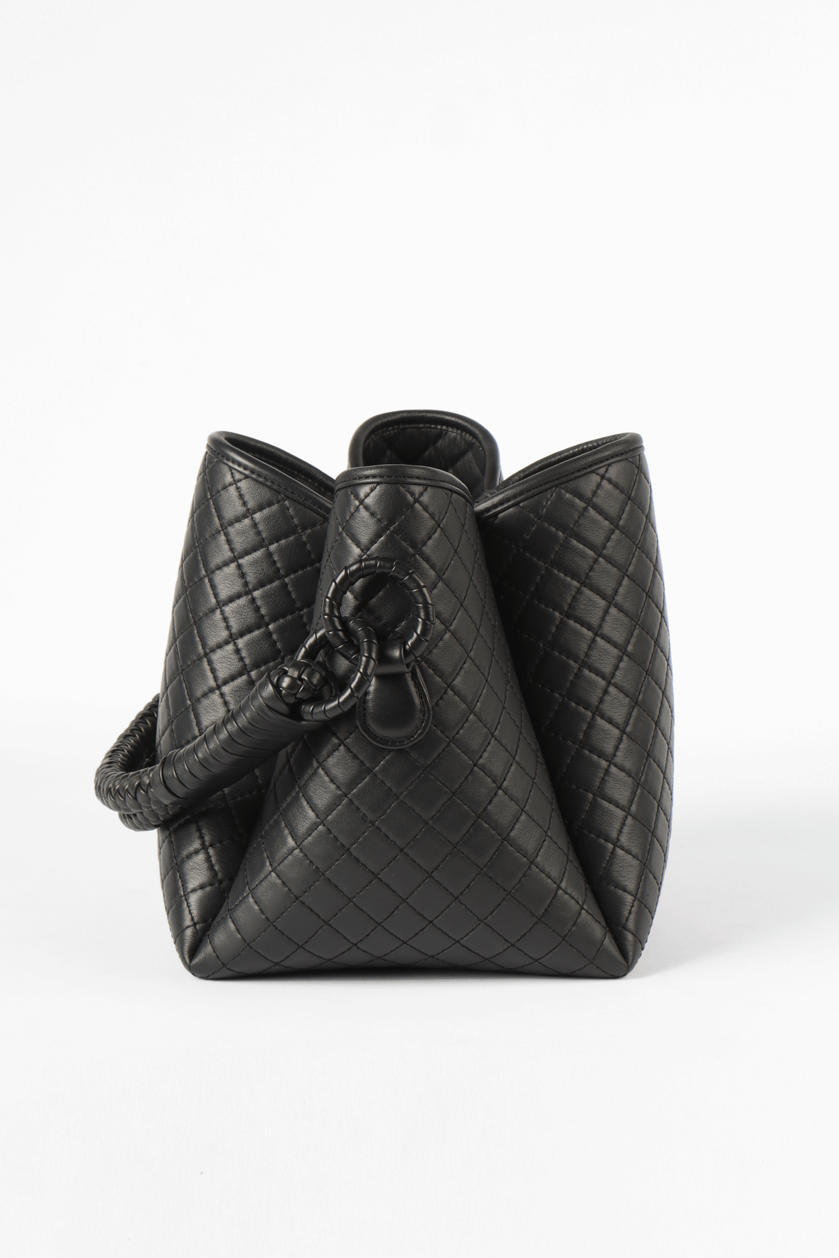 Tulip Bucket Bag, Black