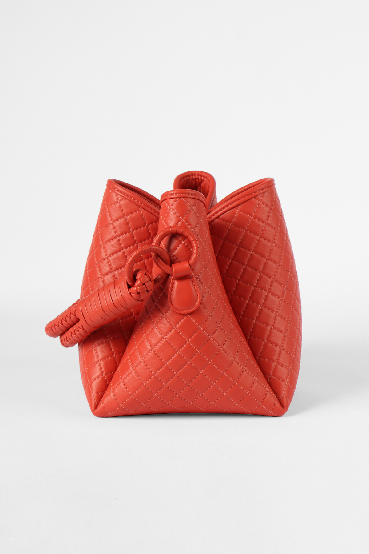 Tulip Bucket Bag, Coral