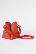 Tulip Bucket Bag, Coral