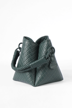 Tulip Bucket Bag, Green.
