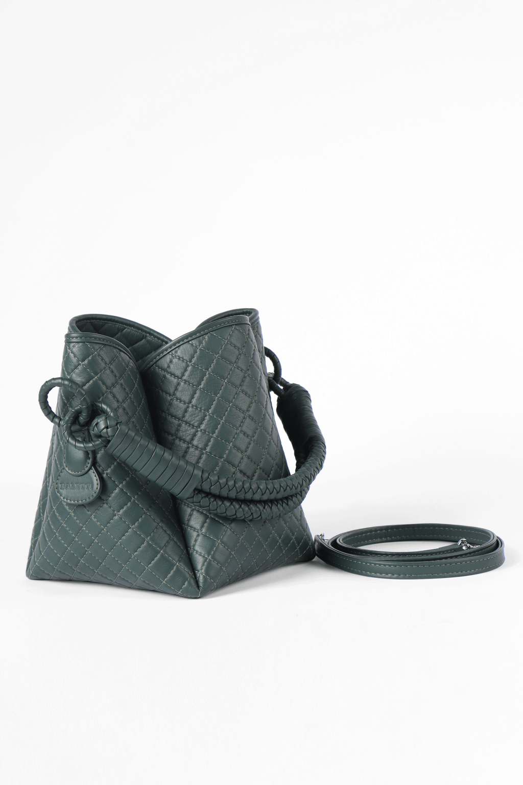 Tulip Bucket Bag, Green.