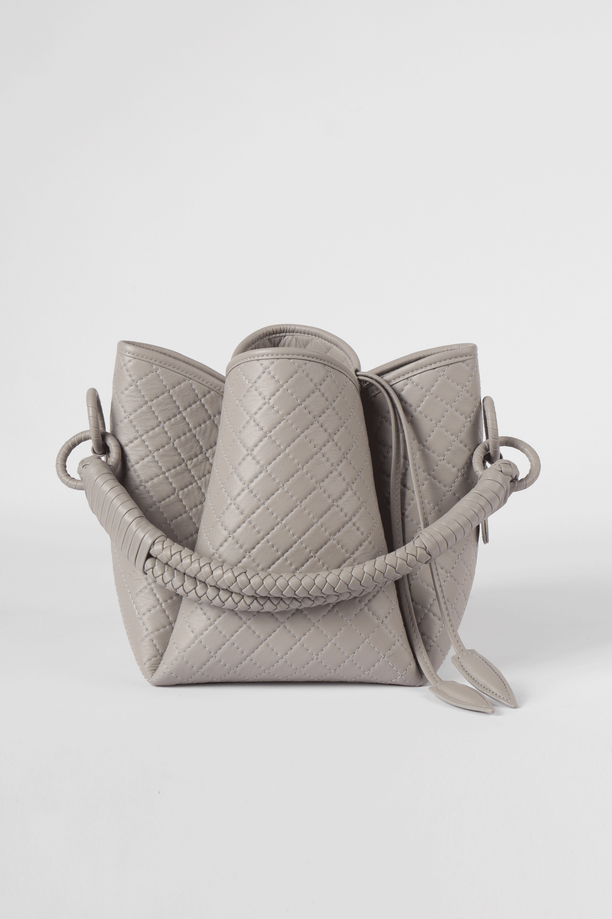 Tulip Bucket Bag, Marble Gray