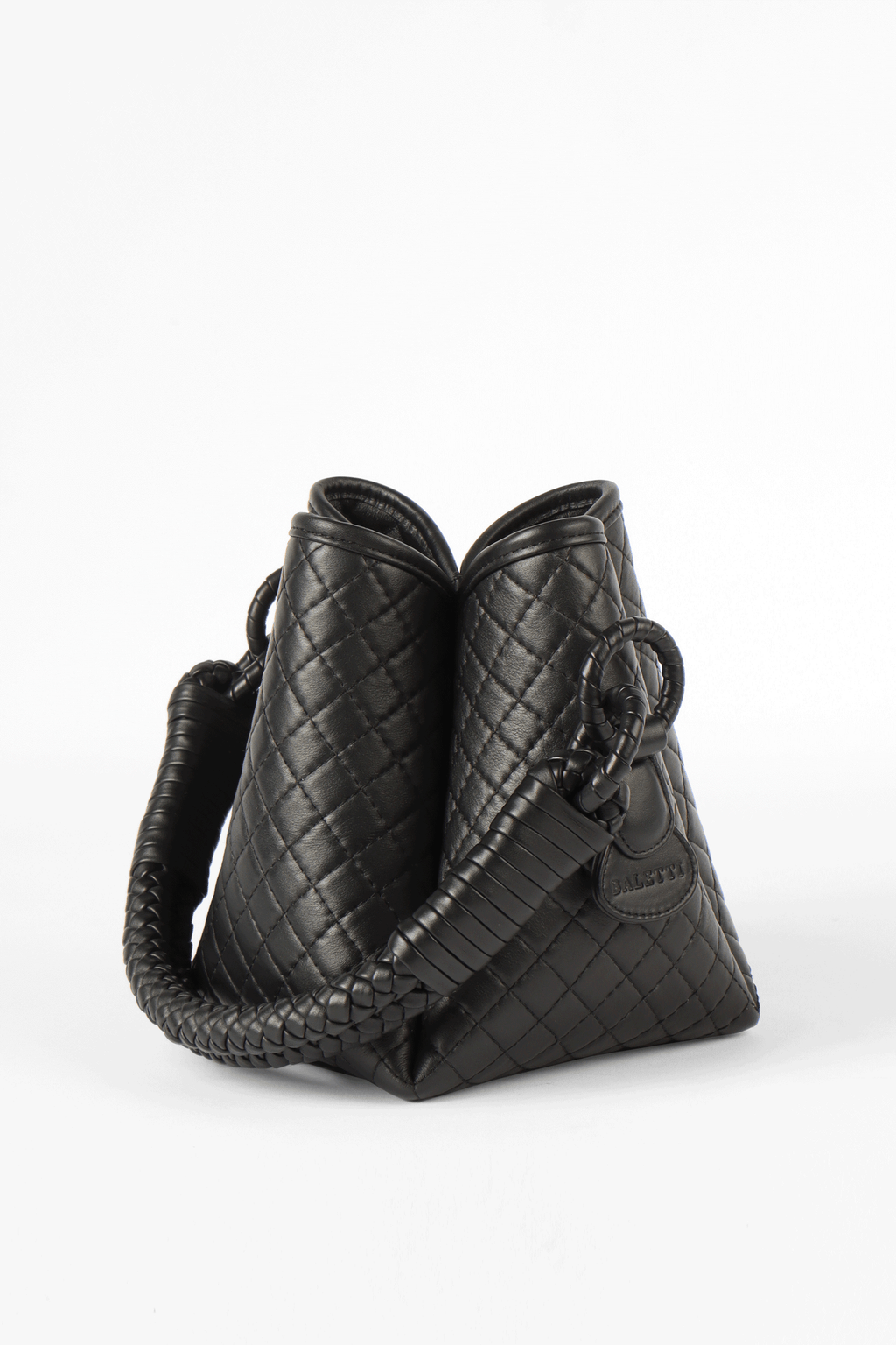 Tulip Mini Bucket Bag, Black