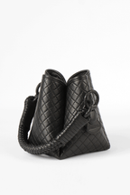 Tulip Mini Bucket Bag, Black