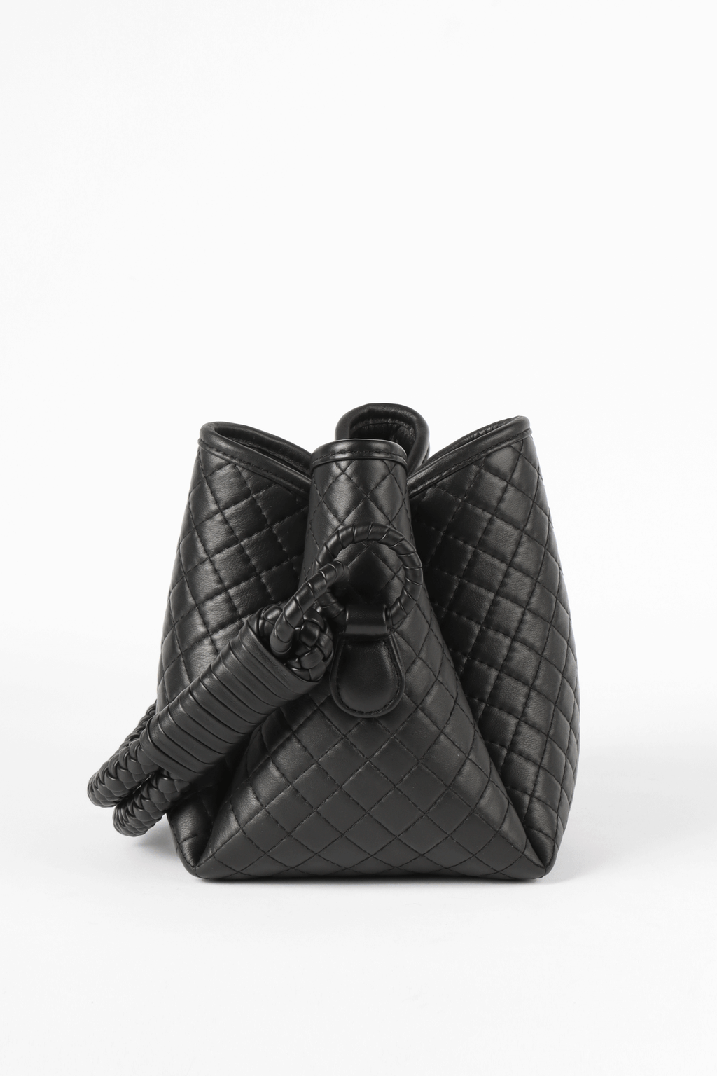 Tulip Mini Bucket Bag, Black