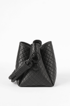 Tulip Mini Bucket Bag, Black