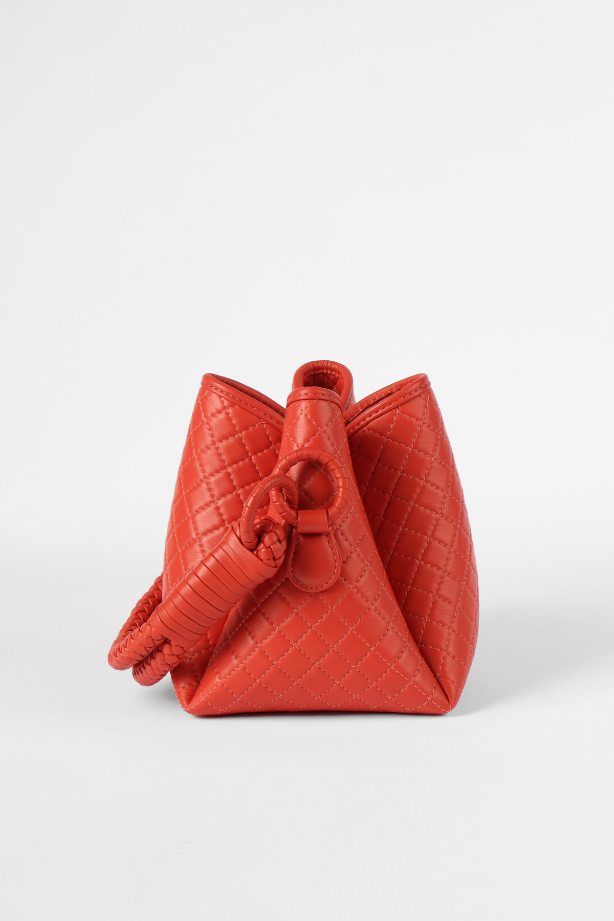 Tulip Mini Bucket Bag, Coral