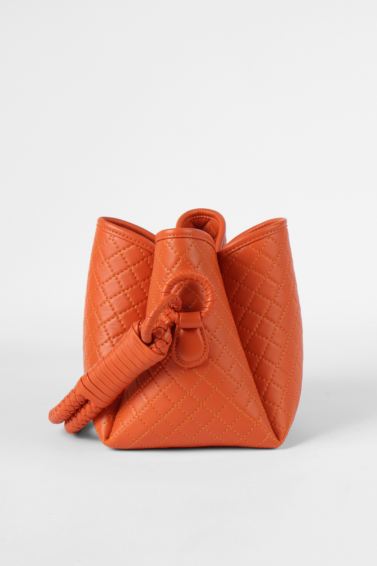 Tulip Mini Bucket Bag, Orange